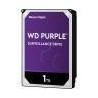 HD WD SATA3 1TB 3.5&quot; PURPLE INTELLIPOWER 64mb cache 24x7 - (Ideali pe