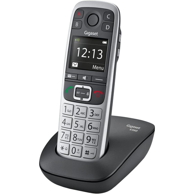 Gigaset E630 Gro&Atilde;tastentelefon schnurlos IP65 - platin