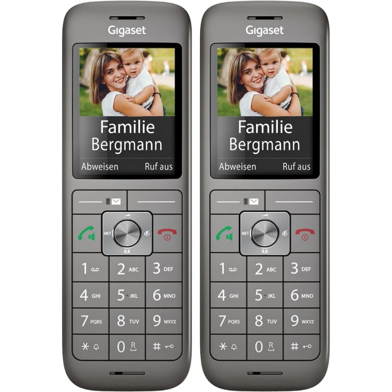 Gigaset CL660HX Duo - 2 design DECT-Mobilteil mit Ladeschale