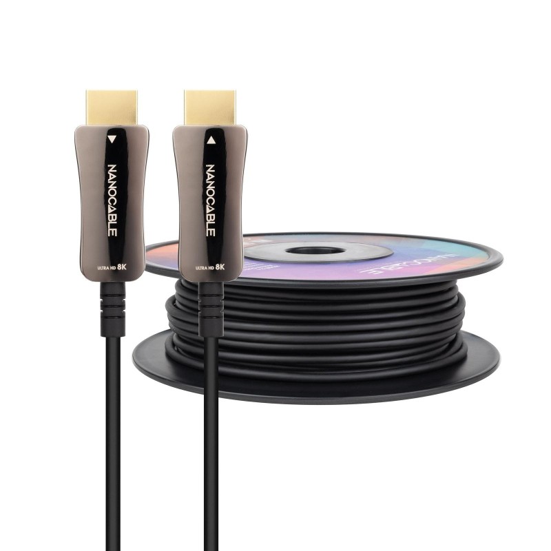 Nanocable Cable HDMI v2.1 AOC Macho a HDMI v2.1 Macho 40m - 8K@60Hz 4