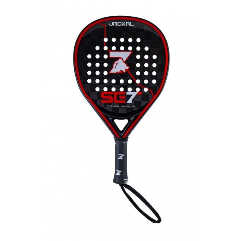 Set Jackal Pala de Padel - Forma Lagrima - Marco 100% Carbono - Cara 