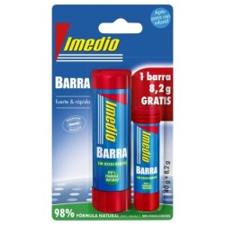 Imedio Pack de 2 Barras de Pegamento de 1x 40grs + 1x 8.2grs - Sin Di