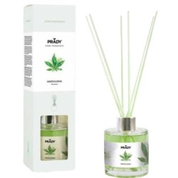 Prady Ambientador Premium Marihuana - Frasco de Cristal 130ml y Varit