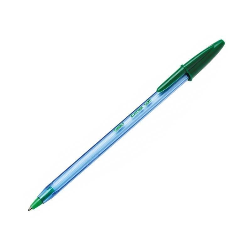 Bic Cristal Soft Boligrafos de Bola - Punta Media de 1.2mm - Trazo 0.