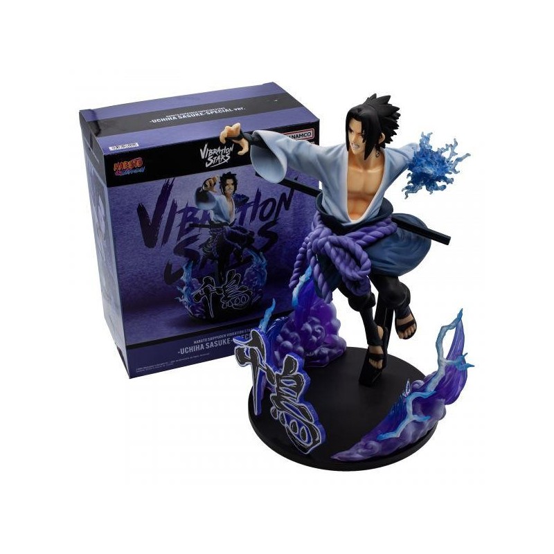 Banpresto Naruto Shippuden Vibration Stars Sasuke Uchiha - Figura de 