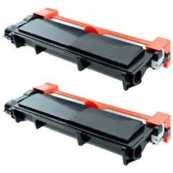 Brother TN2320/TN2310 Negro Pack de 2 Cartuchos de Toner Genericos