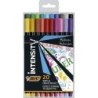 Bic Intensity Fine Pack de 20 Rotuladores - Punta Fina de 0.8mm - Tra