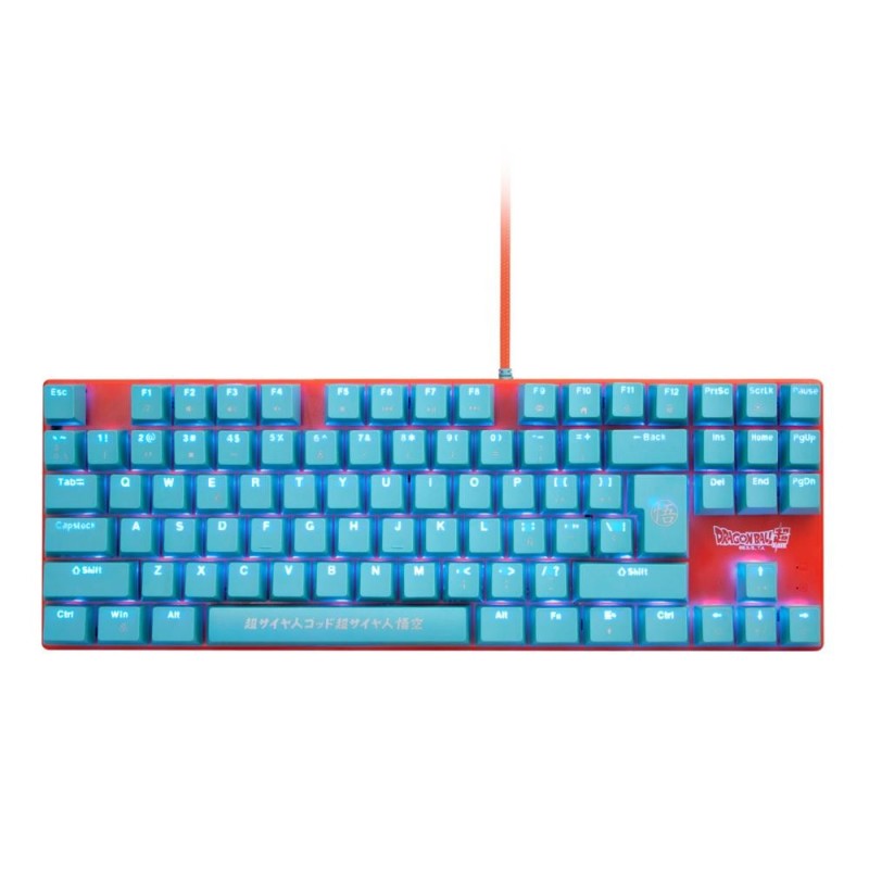 FR-TEC Teclado Mecanico Gaming Tkl Dragon Ball Super - 87 Teclas - Re