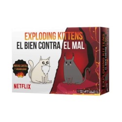 Exploding Kittens El Bien contra el Mal Juego de Cartas - Tematica An