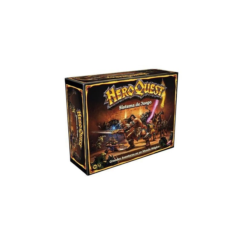 Hero Quest Basico + Expansion Juego de Tablero - Tematica Fantasia - 