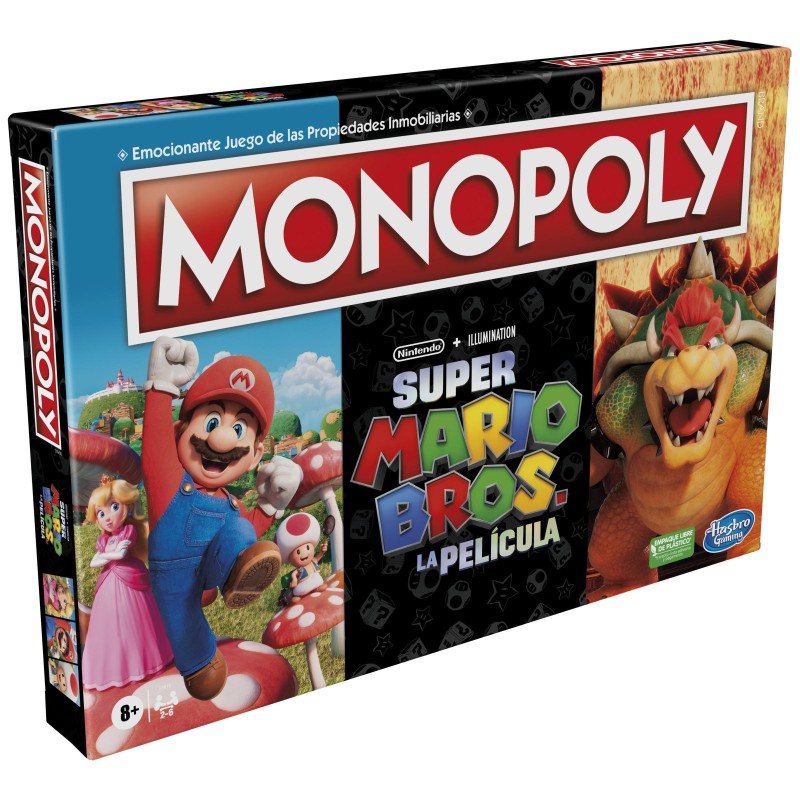 Monopoly Super Mario Bros La Pelicula Juego de Tablero - Tematica Com