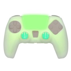 FR-TEC Funda de Silicona + Grips Protectores Custom Kit Glow in The D