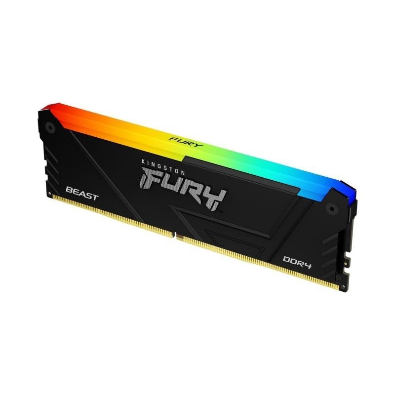 Kingston Fury Beast RGB Memoria RAM DDR4 3200MHz 16GB CL16 - Iluminac