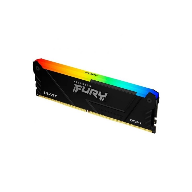 Kingston Fury Beast RGB Memoria RAM DDR4 3200MHz 16GB CL16 - Iluminac