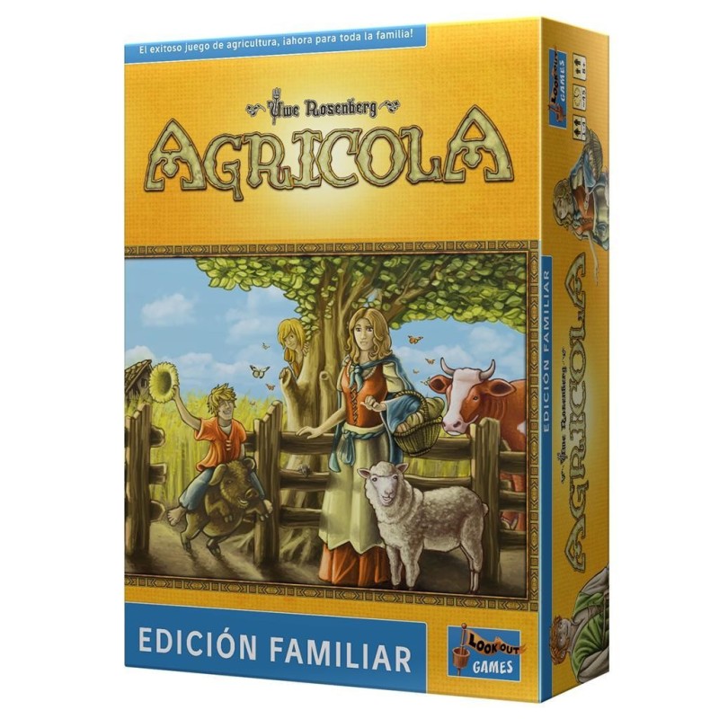 Agricola Ed. Familiar Juego de Tablero - Tematica Agricultura/Animale