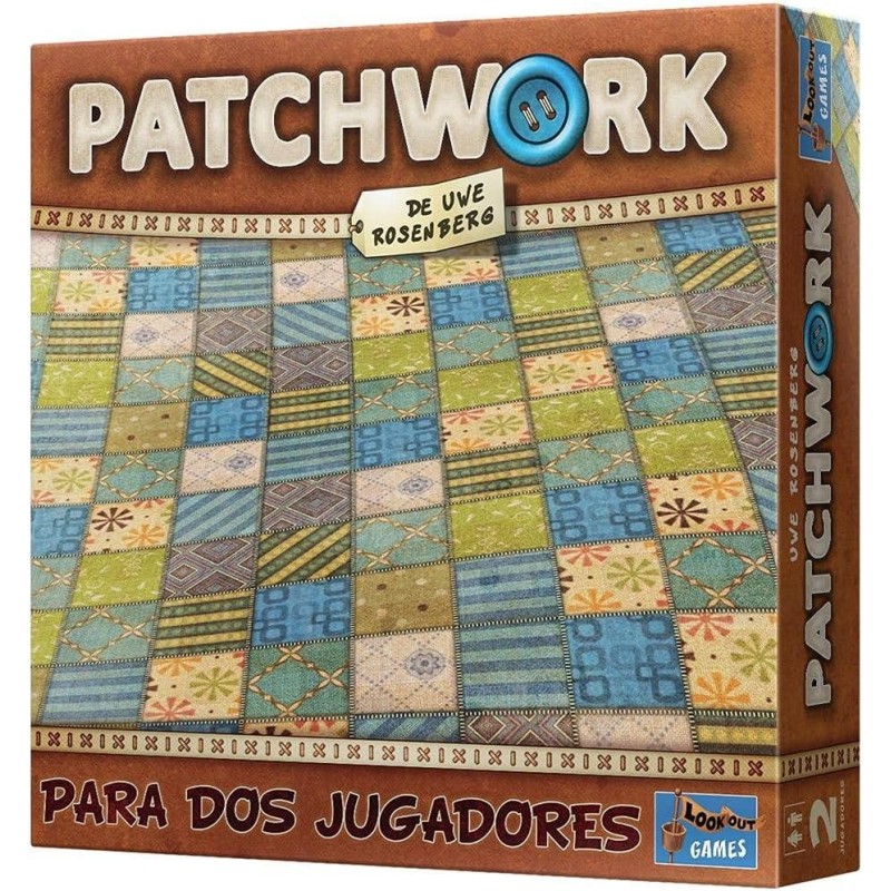 Patchwork Juego de Tablero - Tematica Abstracto/Costura - 2 Jugadores