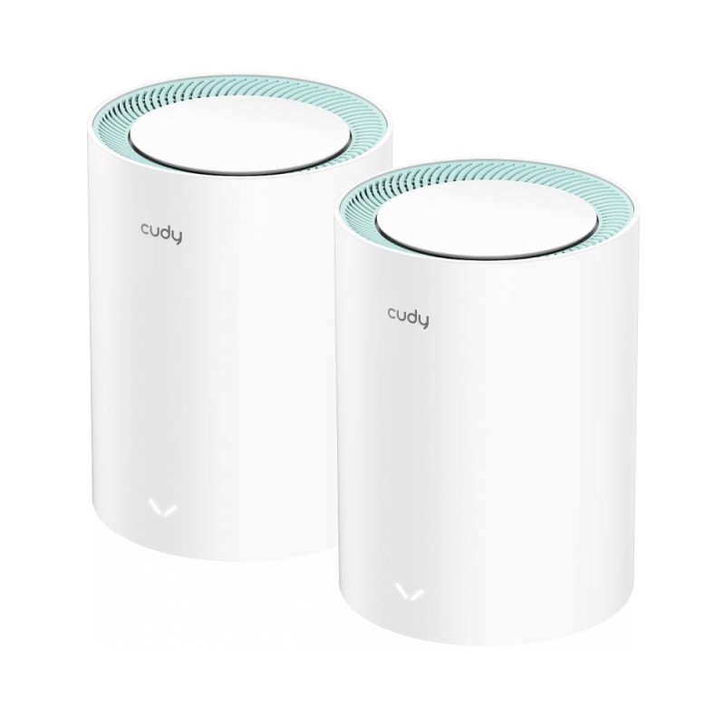 Cudy M1300 Pack de 2 Sistemas WiFi Mesh AC1200 Dual Band - 867Mbps en