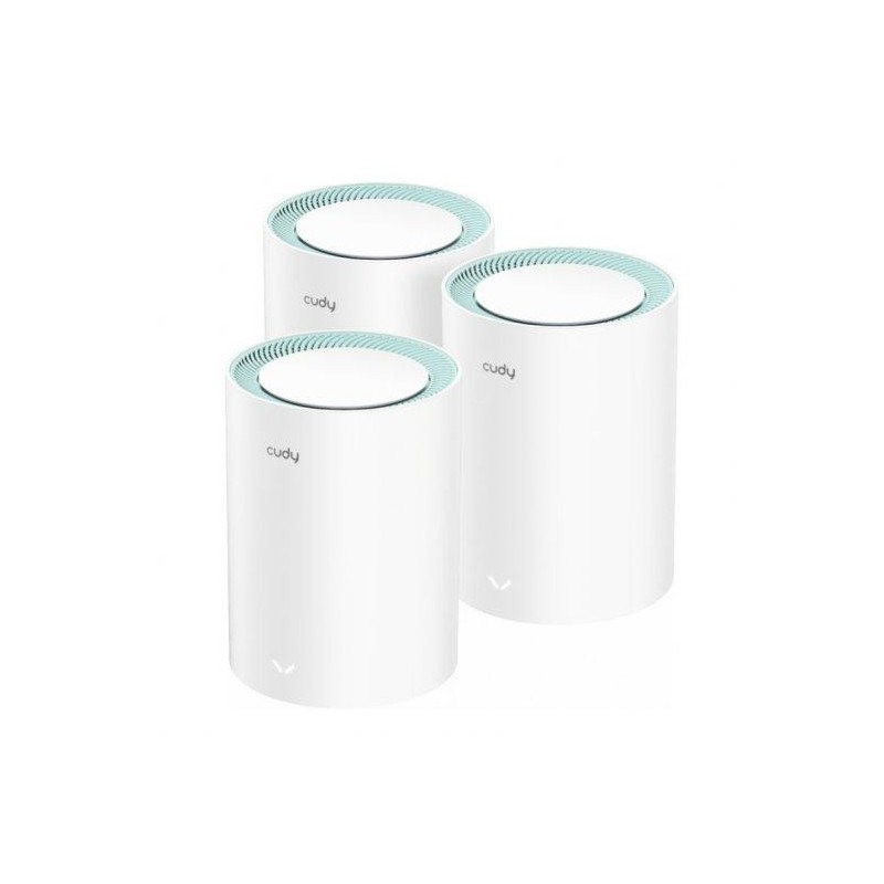 Cudy M1300 Pack de 3 Sistemas WiFi Mesh AC1200 Dual Band - 867Mbps en