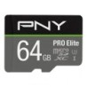 PNY Pro Elite Tarjeta Micro SDXC 64GB UHS-I U3 Clase 10