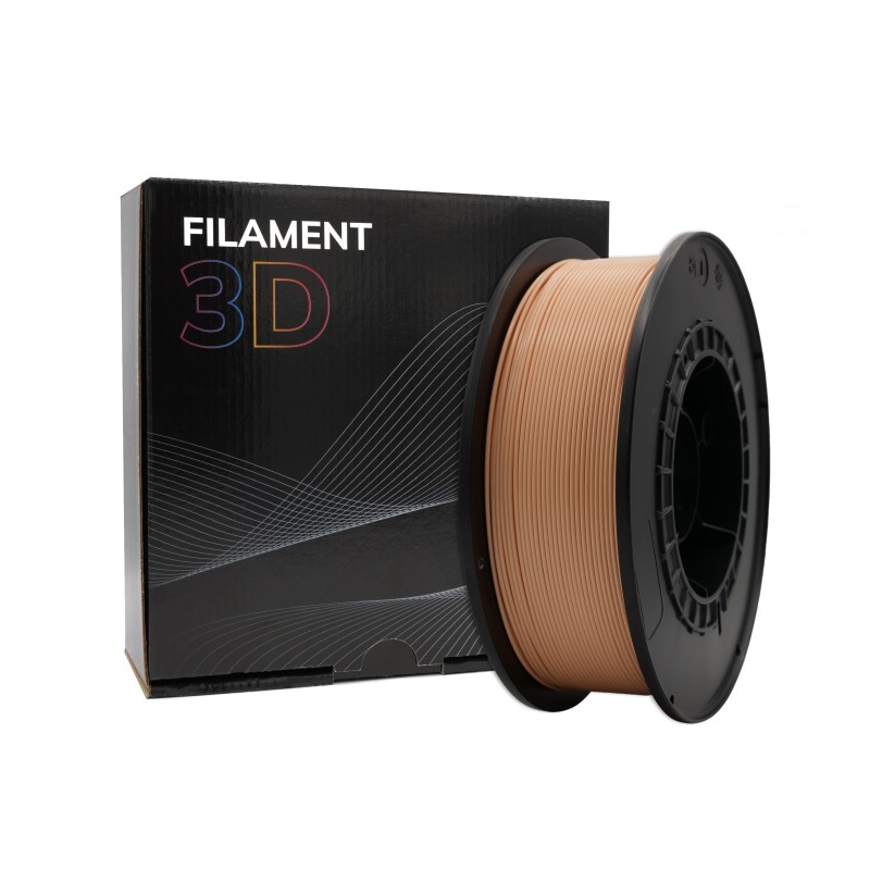 Filamento 3D PLA - Diametro 1.75mm - Bobina 1kg - Color Melocoton Cla