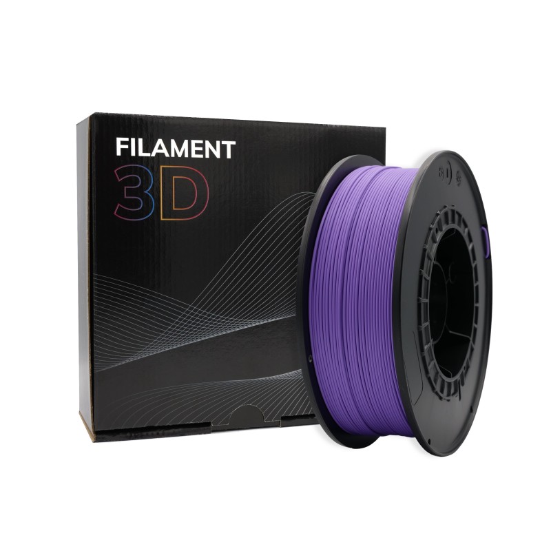 Filamento 3D PLA - Diametro 1.75mm - Bobina 1kg - Color Morado Claro