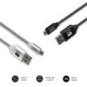 Subblim Pack de Cables USB a y Micro USB - Alta Velocidad de Carga - 