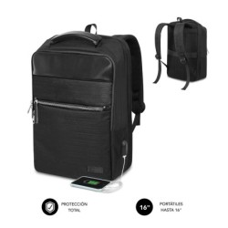 Subblim Mochila Air Padding para Ordenadores de 15,6&quot; - Alta Protecci