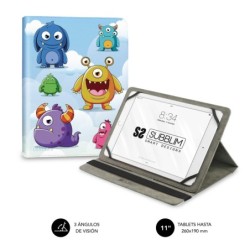 Subblim Trendy Case Funda Universal para Tablet - Dise&ntilde;o de Monstruo