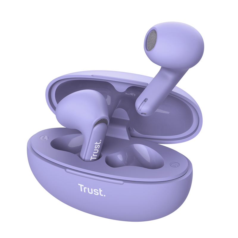 Trust Auriculares Inalambricos Yavi - Inalambricos, Bluetooth - ENC -