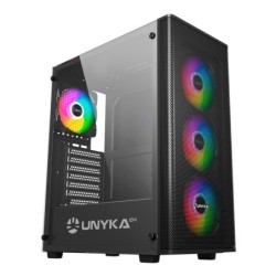 Unykach MIR 100 Caja Gaming ATX, Micro ATX, ITX - Lateral de Vidrio T