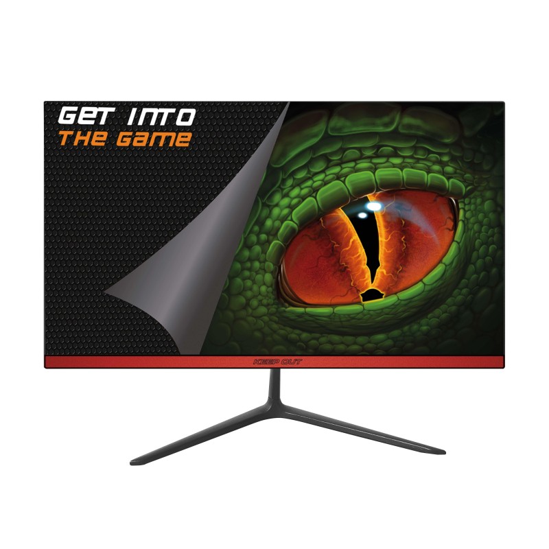 KeepOut Pack de Monitor Gaming LED 22&quot; Full HD 1080p 75Hz, Respuesta 