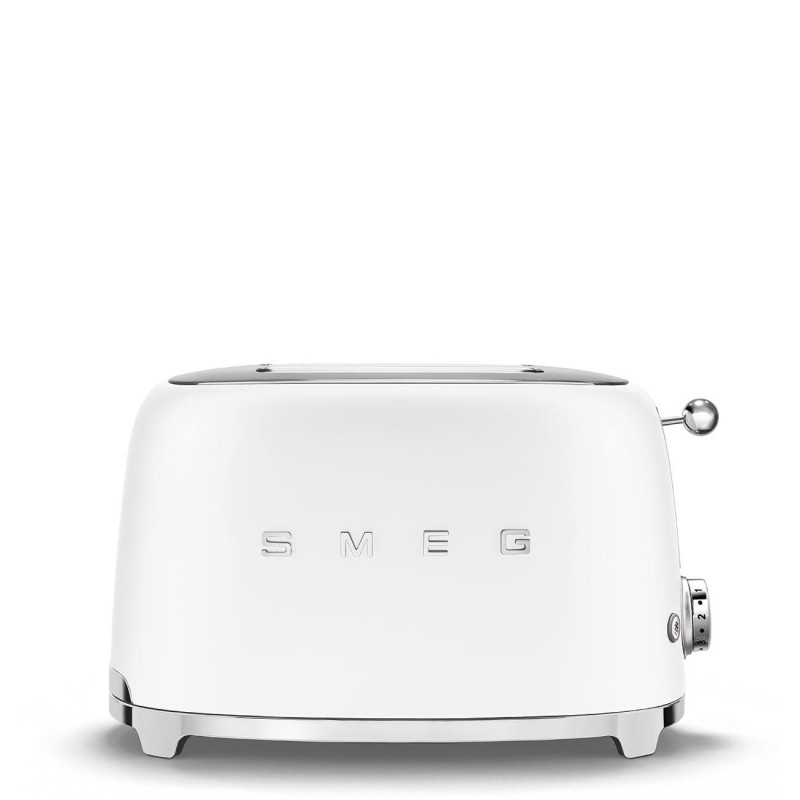 Smeg Toaster 2 Schlitze 50\&#039;s Style Matt Wei&szlig; TSF01WHMEU