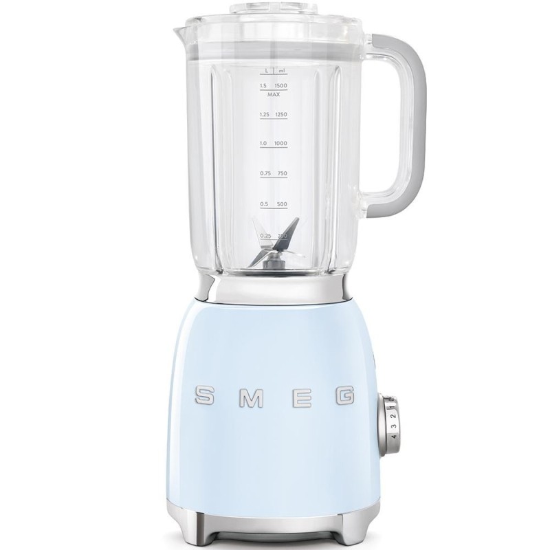 Smeg Standmixer 800W 50\&#039;s Style 1.5L Pastel Blue BLF01PBEU