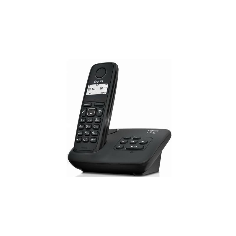 GIGASET WIRELESS PHONE AL117A BLACK (S30852-H2826-D201)