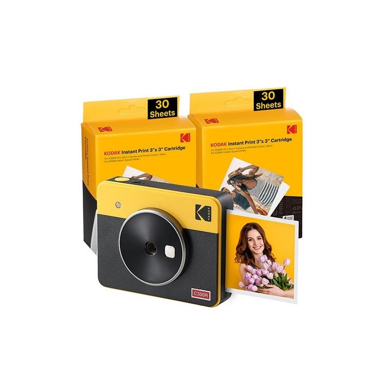 KODAK MINI SHOT 3 ERA YELLOW 3X3 + 60SHEETS