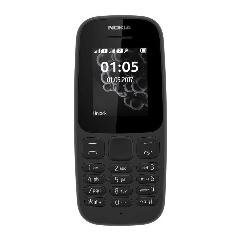 NOKIA 105 TA-1203 SS BLACK OEM