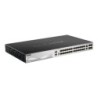 D-Link Switch Gestionable L3 24 Puertos Gigabite PoE 370W + 2 Puertos