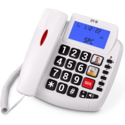 SPC Comfort Volume 2 Telefono Fijo Senior - Teclas Extragrandes - Mem