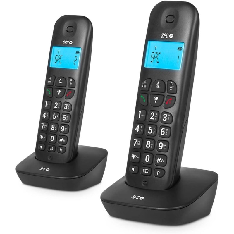 SPC Air Pro Duo Telefono Inalambrico - Pantalla Retroiluminada de 35x