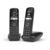 Gigaset AS690 Inal&aacute;mbrico DECT DUO Negro