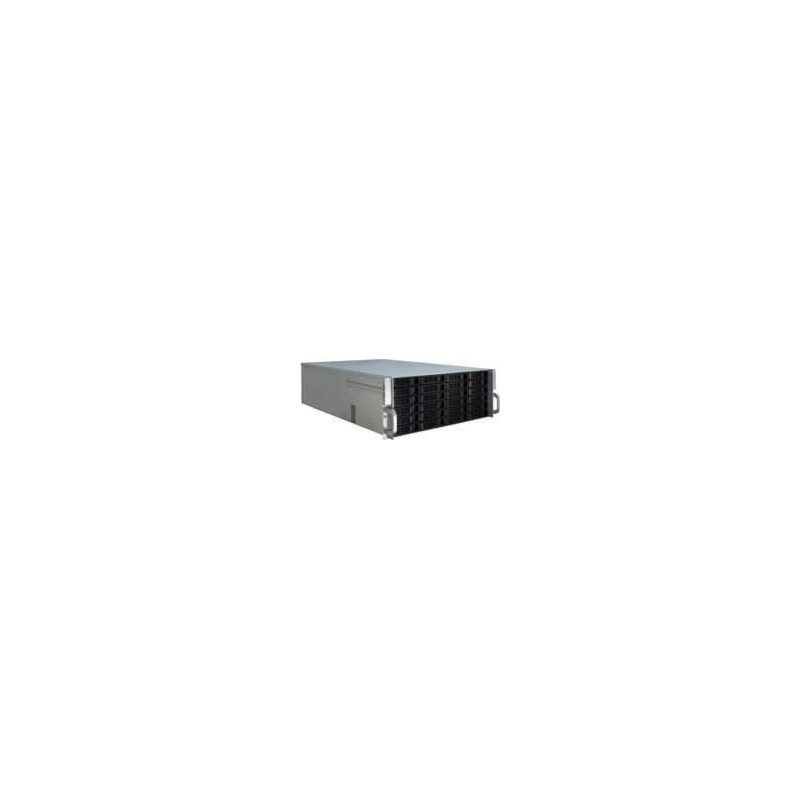 Geh&auml;use 19&#039;&#039; IPC 4HU-4424 4U-Rack,black,ohne-Netzteil,2xUSB3.0