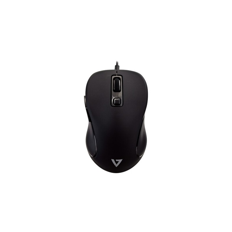 V7 Mouse con filo USB MU300 PRO a 6 pulsanti con DPI regolabili nero