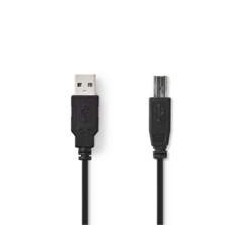 Nedis CCGT60100BK20 USB-kabel 2 m USB 2.0 USB A USB B Zwart