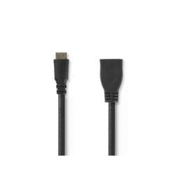 Nedis CVGP34590BK02 HDMI kabel 0,2 m HDMI Type C (Mini) HDMI Type A (