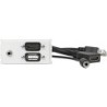 Outlet Panel HDMI USB AUD