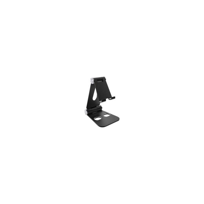 Mobiparts Phone Stand Holder Metal maat M - Zwart