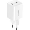 Mobiparts GaN Wall Charger Dual USB-C 35W Wit