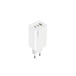 Mobiparts GaN Wall Charger USB-Cx2/USB-A3.0/QC 65W Wit