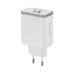 Mobiparts Wall Charger Dual USB 2.4A White