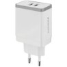 Mobiparts Wall Charger Dual USB 2.4A White